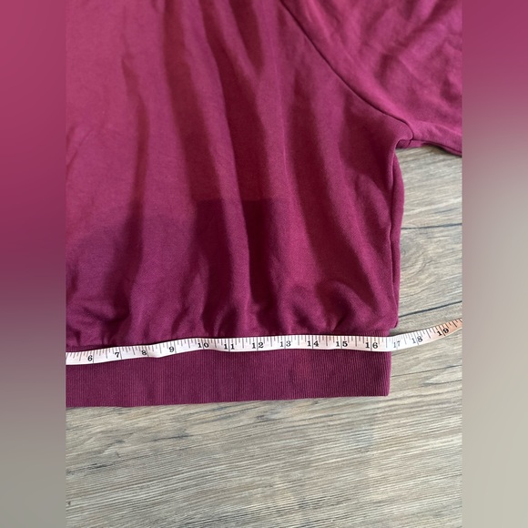 NWOT Frank and Oak burgundy sweatshirt - Picture 8 of 13
